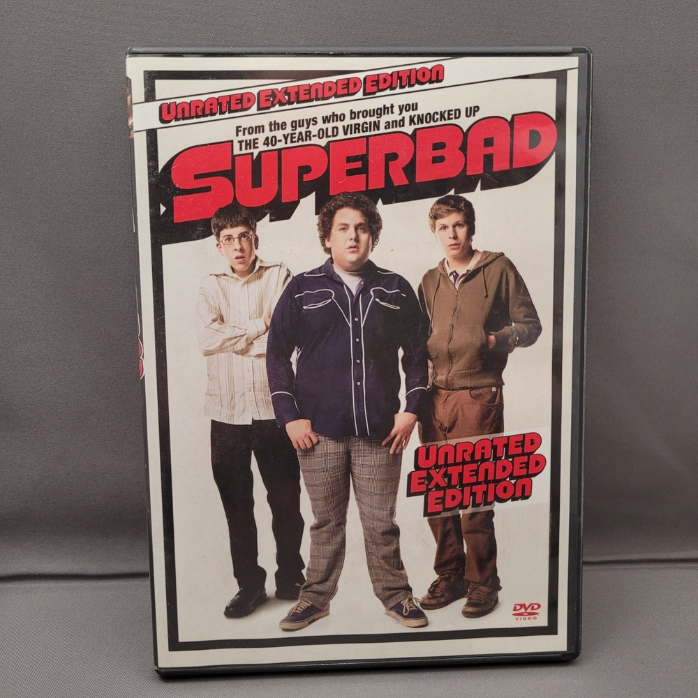 Superbad (DVD, 2007) Hill, Cera, Mintz-Plasse, Rogen, Hader